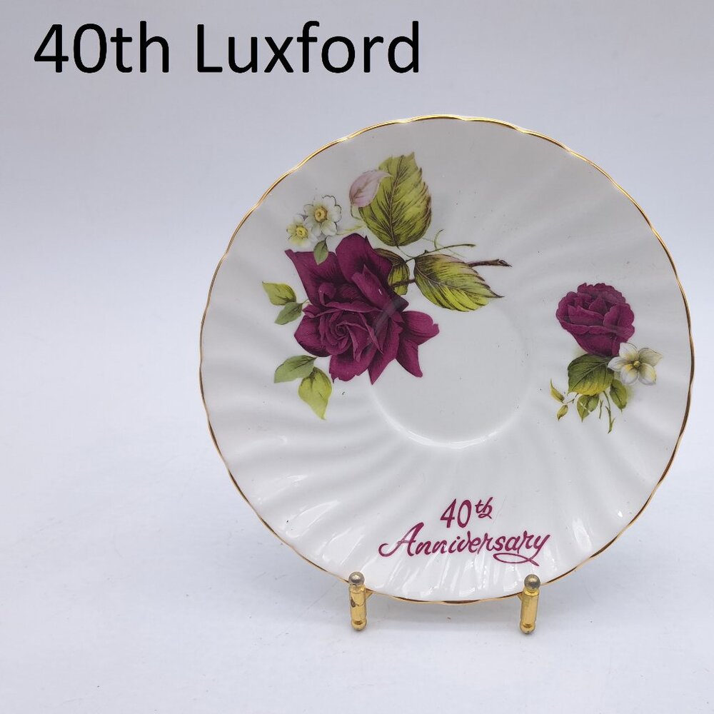Luxford Anniversary Orphan Saucer